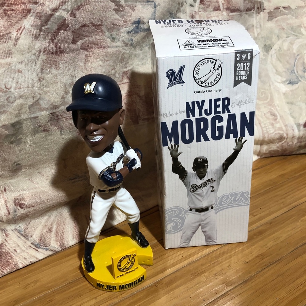Milwaukee Brewers Nyjer Morgan Bobblehead